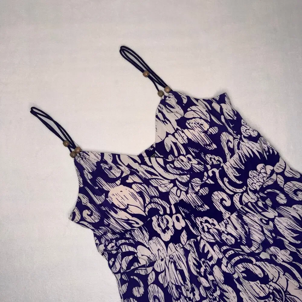 Purple White American Living 4 Maxi Dress - Picture 9 of 9